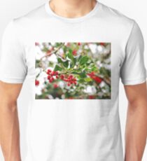Holly in Winter Unisex T-Shirt