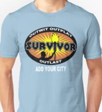 Survivor add your city Funny Geek Nerd Unisex T-Shirt