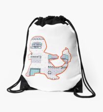 Fire Pallet Town Drawstring Bag