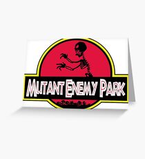MUTANT ENEMY PARK, GRR! ARRGGH! Greeting Card