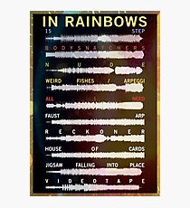 Radiohead - In Rainbows - Sound Wave Photographic Print