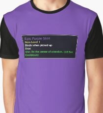 Episches lila Hemd Grafik T-Shirt