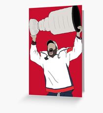 Alex Ovechkin Celebration Greeting Card