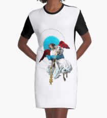 Angel Graphic T-Shirt Dress