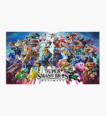 Super Smash Bros U Photographic Print