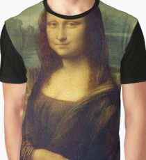The Mona Lisa is a half-length portrait painting by the Italian Renaissance artist Leonardo da Vinci Graphic T-Shirt