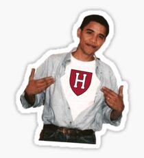 Barack Obama Harvard University Sticker