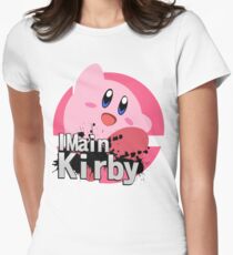 Super Smash Bros. Ultimate - I Main Kirby Women's Fitted T-Shirt