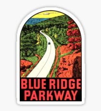 Pegatina Blue Ridge Parkway 2 Vintage Travel Decal
