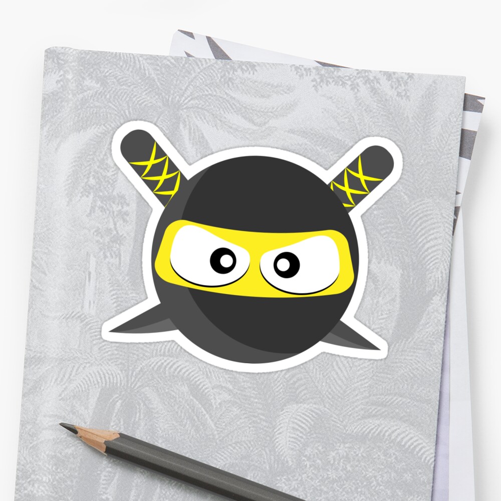  ninja  Sticker  by Mill8ion Redbubble