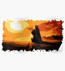 Animal Polygon Art Poster
