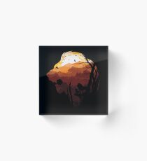 king of the Pride Lands Acrylic Block