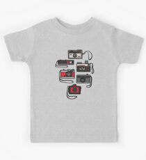 Vintage Cameras Kids Tee