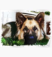 Animal Polygon Art Poster