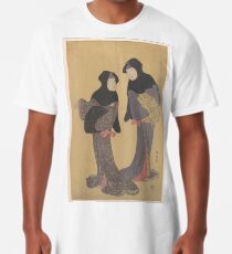 Two Women Conversing Long T-Shirt