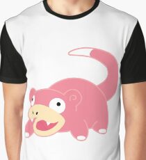 Pokemon - Slowpoke White Graphic T-Shirt