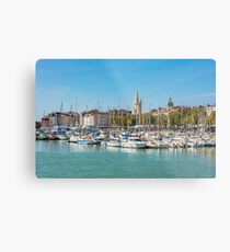 Yachts in the old port of La Rochelle Metal Print