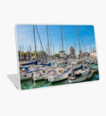 Yachts in the old port of La Rochelle Laptop Skin