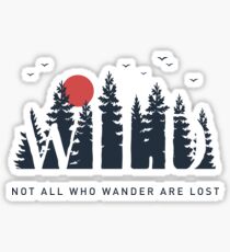 Nicht alle die herumirren sind verloren Sticker