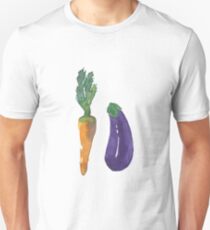 Carrot and eggplant Unisex T-Shirt