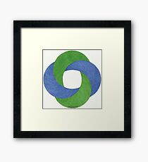 The twist Framed Print