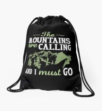 Mochila de cuerdas Las montañas están llamando y debo ir