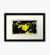 Flower Polygon Art Framed Print