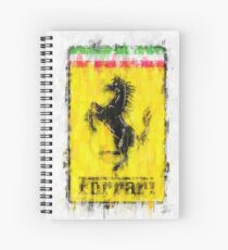 Ferrari Logo Spiral Notebook