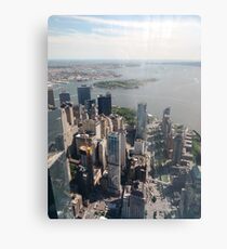 Manhattan, #Manhattan, New York, #NewYork, NYC, #NYC, New York City, #NewYorkCity Metal Print