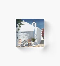 CHORA, AMORGOS Acrylic Block