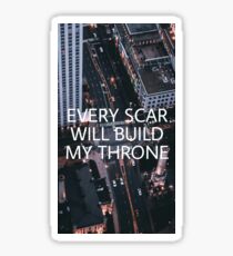 Bring me the horizon, thrones Sticker