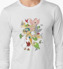 Camiseta de manga larga Abrazar a todos los pájaros