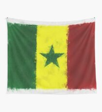 Senegal Flag Reworked No. 66, Series 5 Wandbehang