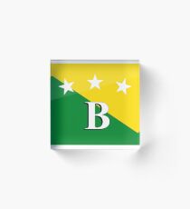 Flag of Bocas del Toro Province, Panama Acrylic Block