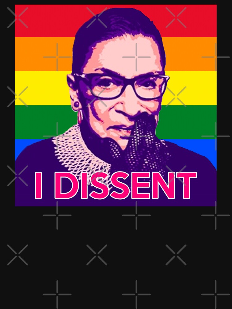 Notorious RBG - Gay Pride Flag by Thelittlelord