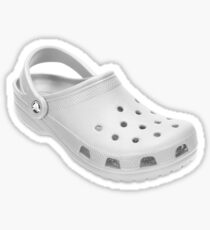 White Croc Sticker Sticker