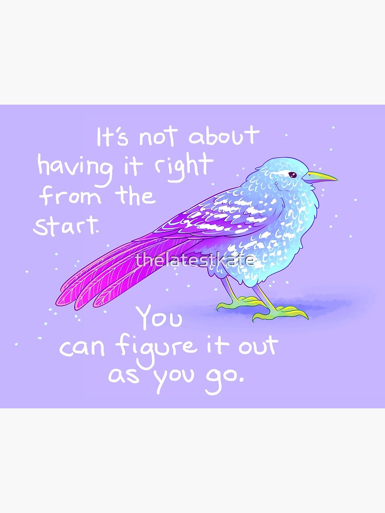 "It's Not About Getting it Right From the Start" Encouraging Wren by thelatestkate