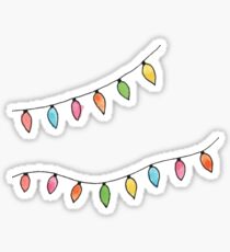 String lights Sticker