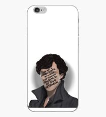 Sherlock the Sociopath iPhone Case