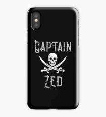Personalized Captain Zed Shirt Vintage Pirates Shirt Personal Name Pirate TShirt iPhone Case