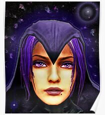 Raven Portrait Poster