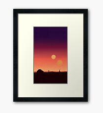 moon Framed Print