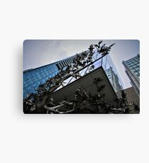 'rising' sculpture Canvas Print