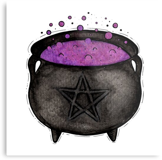 "Bubbling Cauldron" Metal Prints by natskilou | Redbubble