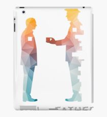 Vintage Father And Son Funny Father's Day T-shirts iPad Case/Skin