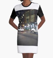 Van, #Van, Manhattan, #Manhattan, New York, #NewYork, NYC, #NYC, New York City, #NewYorkCity Graphic T-Shirt Dress