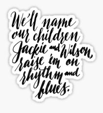 Hozier - Jackie & Wilson Sticker