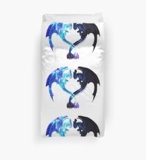 Dragon Heart (Toothless and Light Fury) Duvet Cover