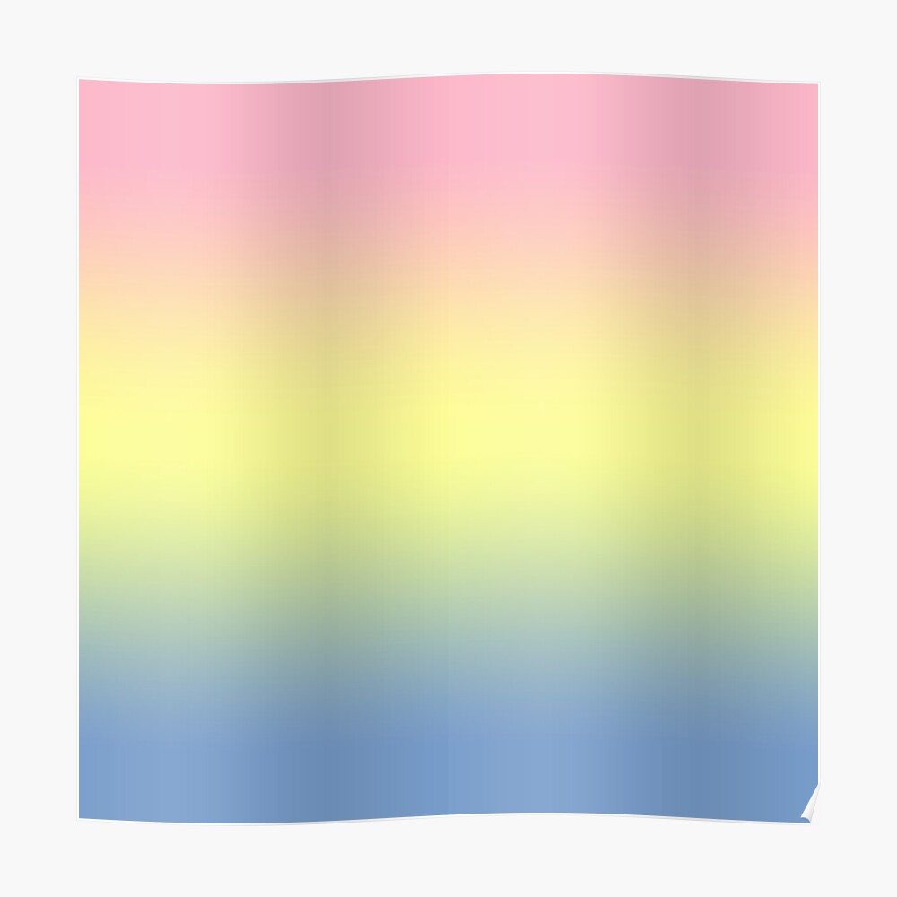 Poster « Pastel Pride: Pan Flag », par xDarkHikarix | Redbubble