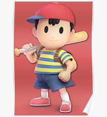 Super Smash Bros. Ultimate Ness Poster